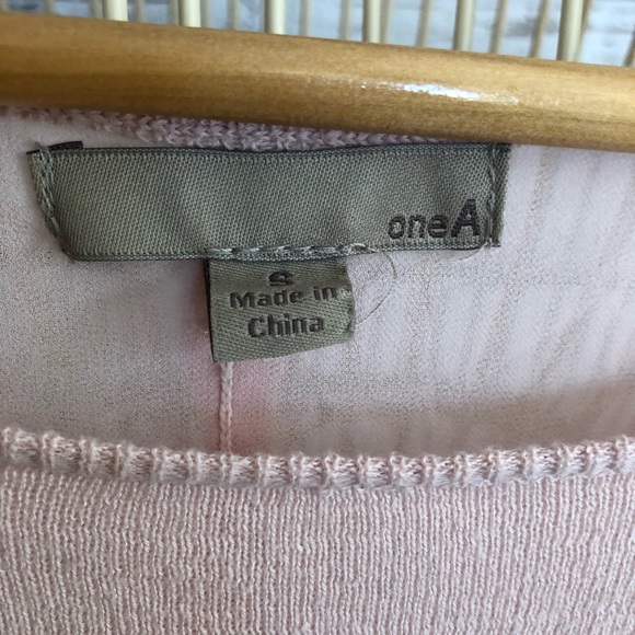 OneA pink long sleeve top - Picture 2 of 4